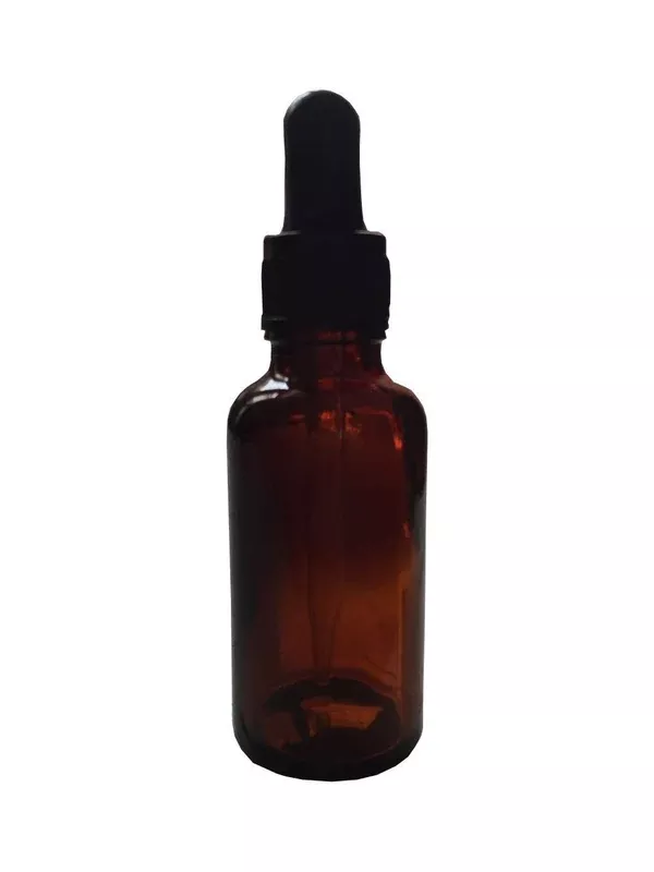 Nature's Tattva Amber Coloured Bottle with Glass Dropper, Brown - 50 ml