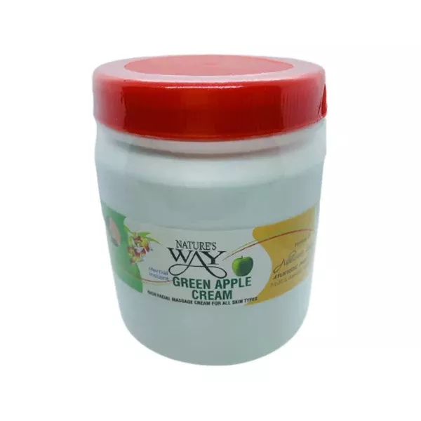 Nature's Way Green Apple Massage Cream - 450 gm
