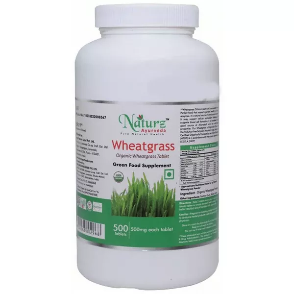 Naturz Ayurveda Wheatgrass Tablets - 500 tabs