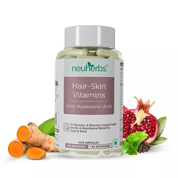 Neuherbs Hair-Skin Vitamins Capsules - 60 caps