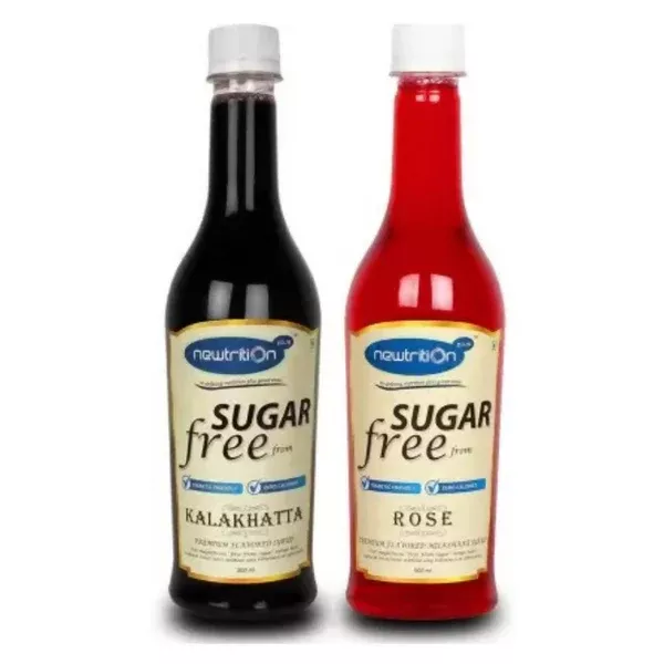 Newtrition Plus Free Syrup Kalakhatta + Rose Sugar - Combo