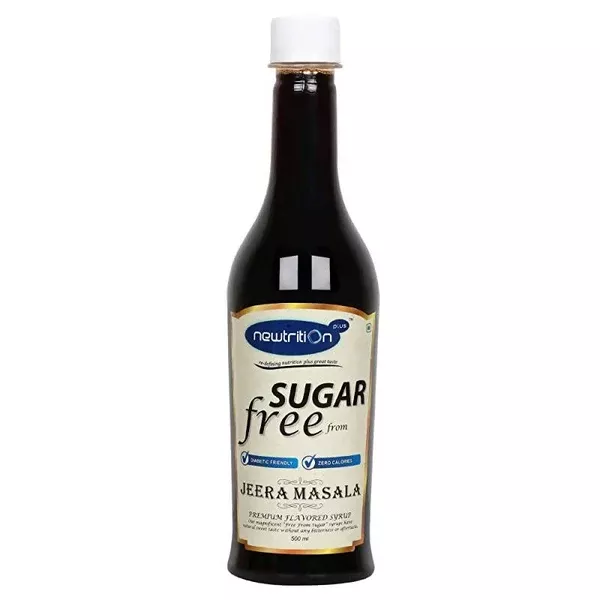 Newtrition Plus Sugar Free Jeera Masala Syrup - Pack of 1 - 500 ml