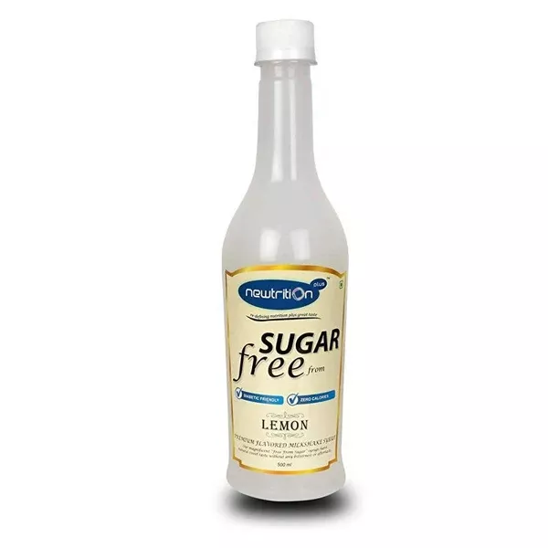 Newtrition Plus Sugar Free Lemon Syrup - Pack of 1 - 500 ml