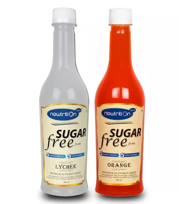 Newtrition Plus Sugar Free Lychee & orange Syrup - Combo