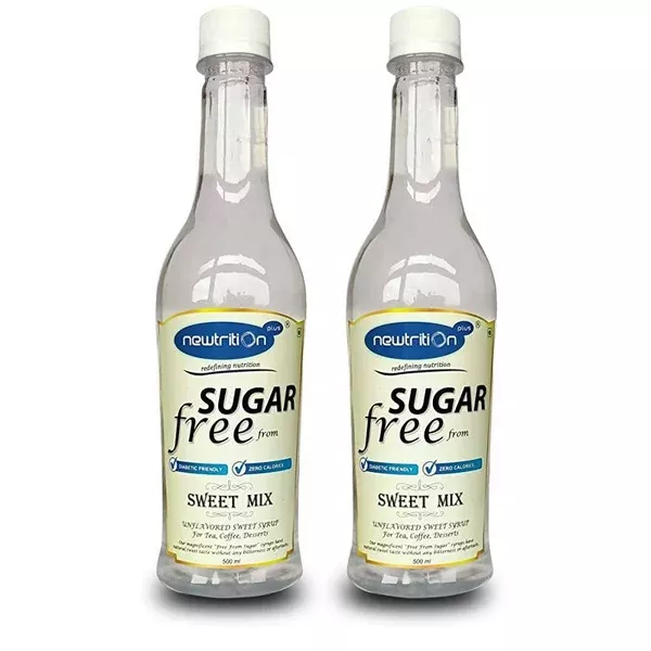 Newtrition Plus Sugar Free Sweet Mix Syrup - Pack of 1 - 500 ml