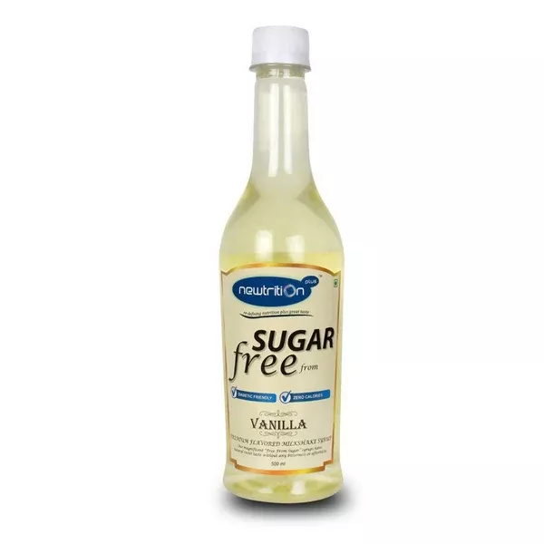 Newtrition Plus Sugar Free Vanilla Syrup - 500 ml - Pack of 1