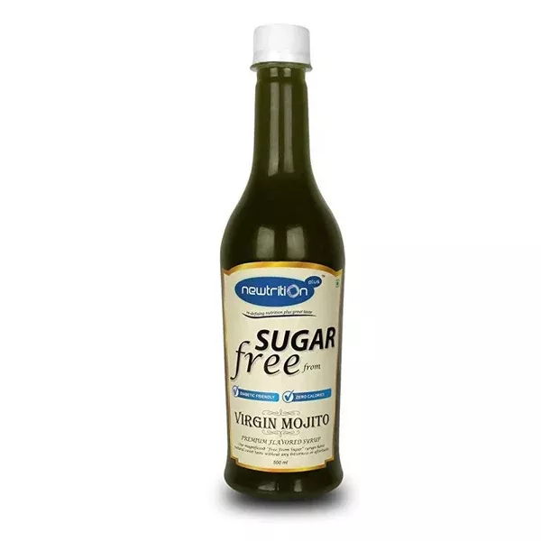 Newtrition Plus Sugar Free Virgin Mojito Syrup - Pack of 1 - 500 ml