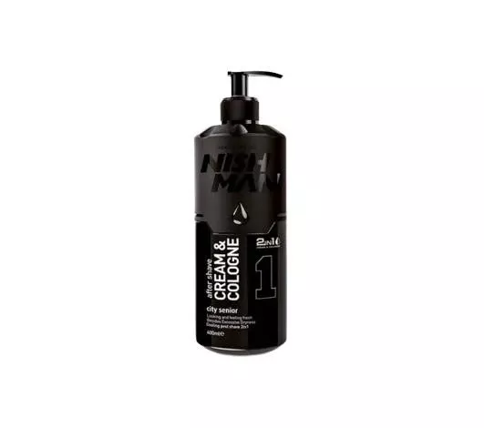 Nishman After Shave 2 in 1 Cream & Cologne City Senior - Cream Based - 400 ml