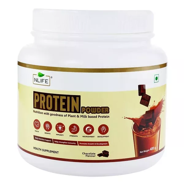 NLife Protein Powder Chocolate Flavor - 200 gm