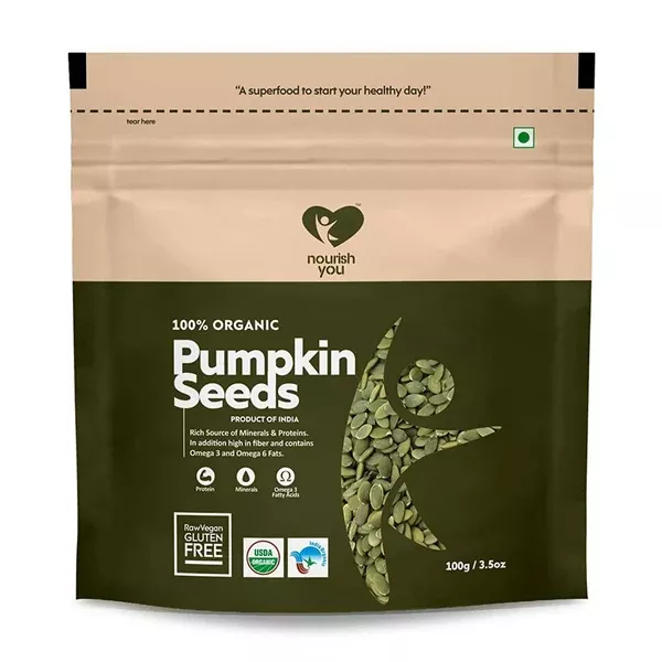 Nourish You Organic Pumpkin Seeds - 100 gm