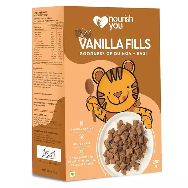 Nourish You Vanilla Fills Goodness of Quinoa and Ragi - 250 gm