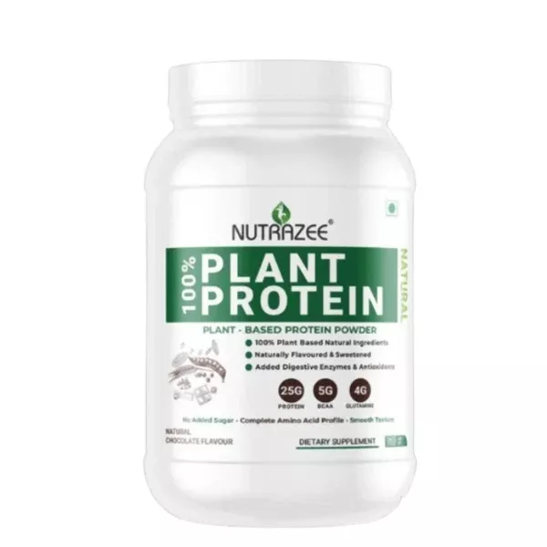 Nutrazee 100% Plant Protein Powder - 400 gm