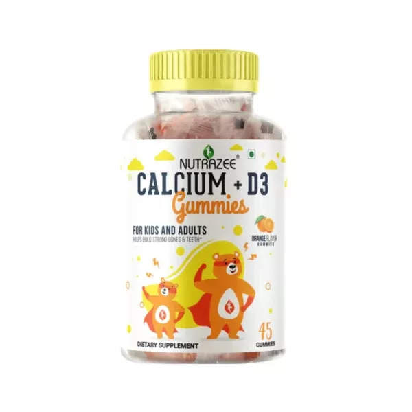 Nutrazee Calcium + Vitamin D3 Gummies - 45 gummies
