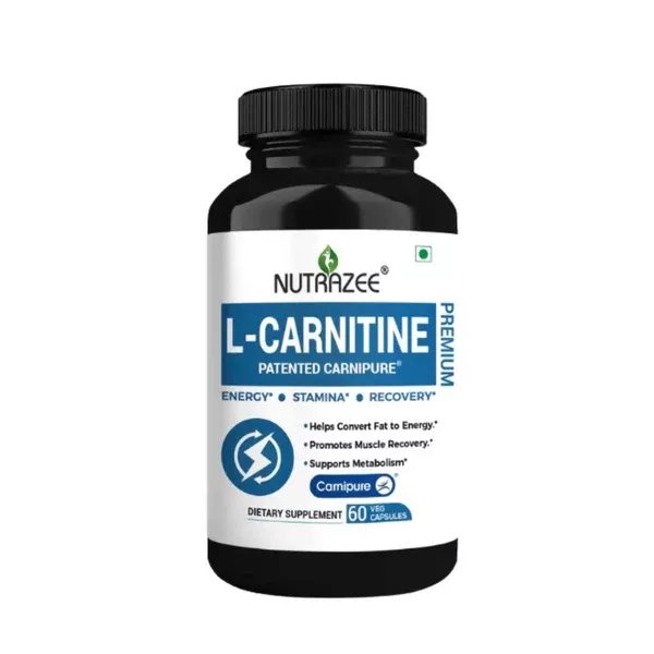 Nutrazee L-Carnitine Patented Carnipure Capsules - 60 caps