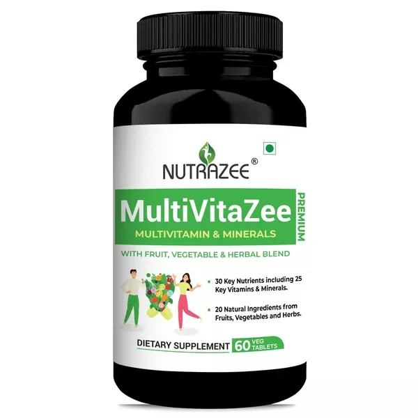 Nutrazee Multi Greens & Reds Multivitamin Tablets - 60 tabs