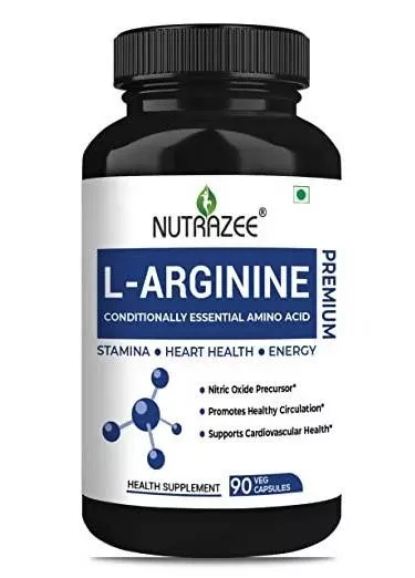 Nutrazee Premium L-Arginine - 90 caps