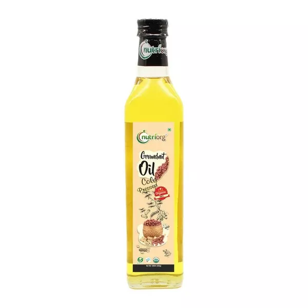 Nutriorg Organic Groundnut Oil - 500 ml