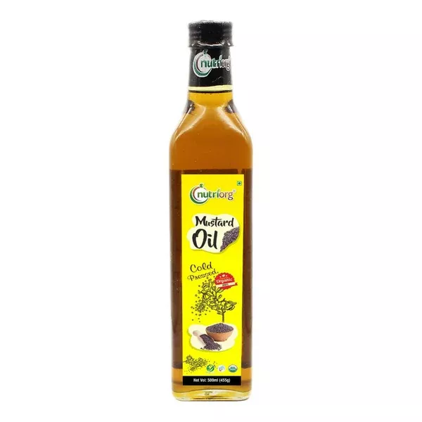 Nutriorg Organic Mustard Oil - 500 ml