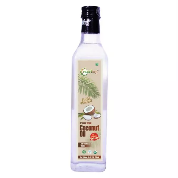 Nutriorg Organic Virgin Coconut Oil - 250 ml