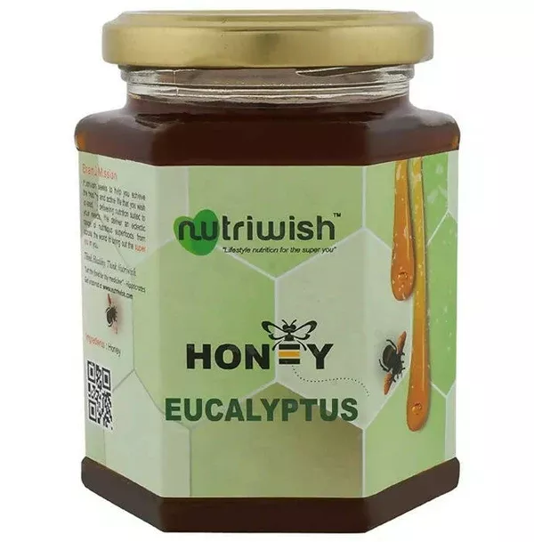 Nutriwish 100% Pure Organic Honey Eucalyptus - 350 gm