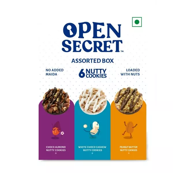 Open Secret Assorted Nutty Cookies - 24 Cookies