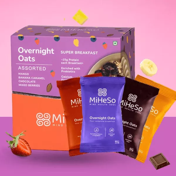 Open Secret MiHeSo Overnight Oats (Assorted) - 420 gm