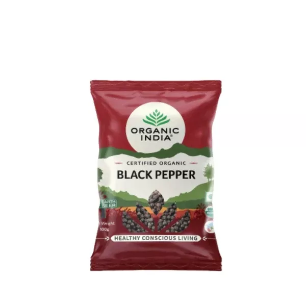 Organic India Black Pepper - 100 gm