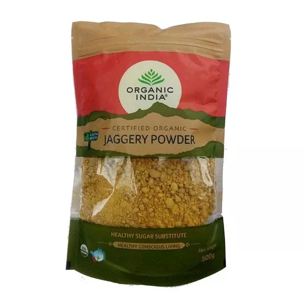 Organic India Jaggery Powder - 500 gm - Pack of 2