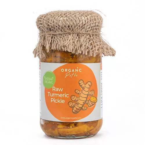 Organic Potli Raw Turmeric Pickle - 200 gm