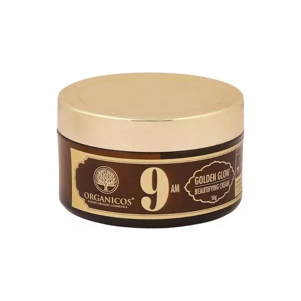 Organicos 9AM Golden Glow Beautifying Day Cream - 50 gm
