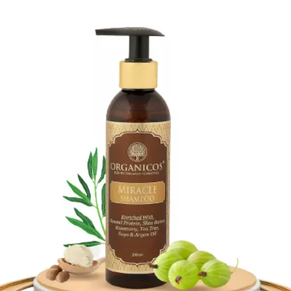 Organicos Miracle Anti Hair Fall Shampoo - 200 ml