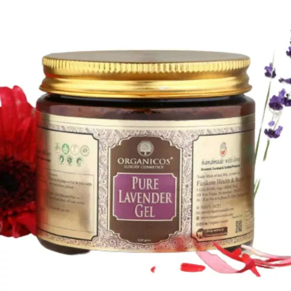 Organicos Pure Lavender Face Gel - 150 gm