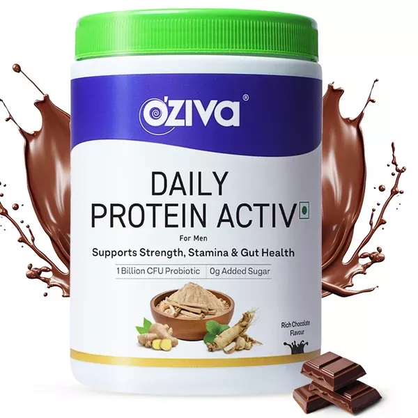 OZiva Daily Protein Activ for Men - 300 gm