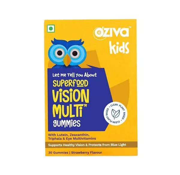 OZiva Kids Superfood Vision Multi Gummies - 30 Gummies