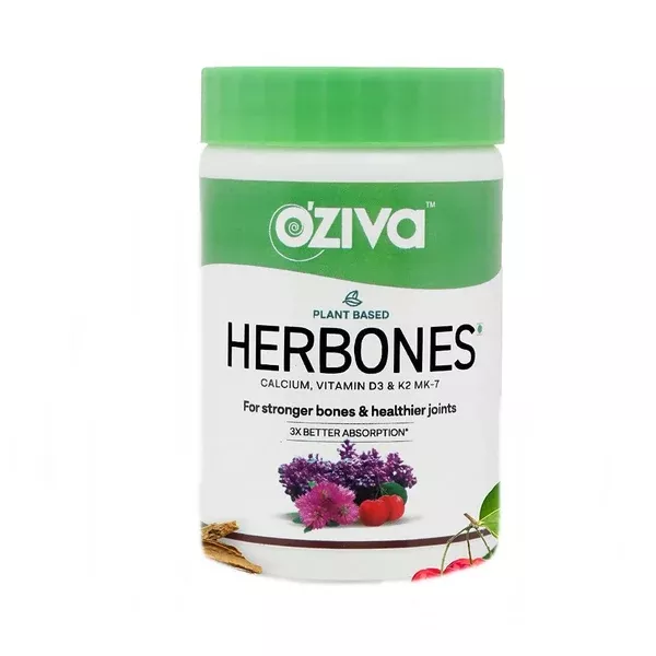 OZiva Plant Based HerBones Capsules - 60 caps