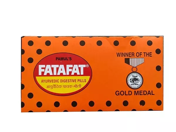 Pamul Fatafat Ayurvedic Digestive Pills - 10 gm - Pack of 60