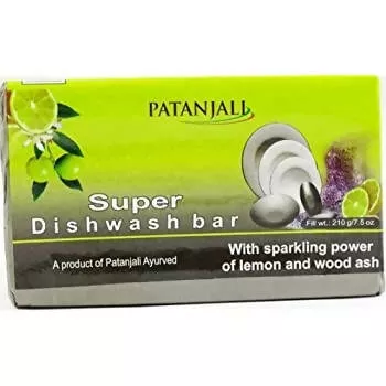 Patanjali Super Dishwash Bar - 145 gm