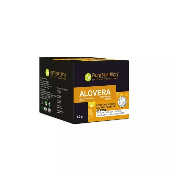 Pure Nutrition Aloevera Moisturizing Cream - 60 gm