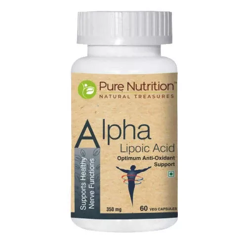 Pure Nutrition Alpha Lipoic Acid Capsules - 60 Caps