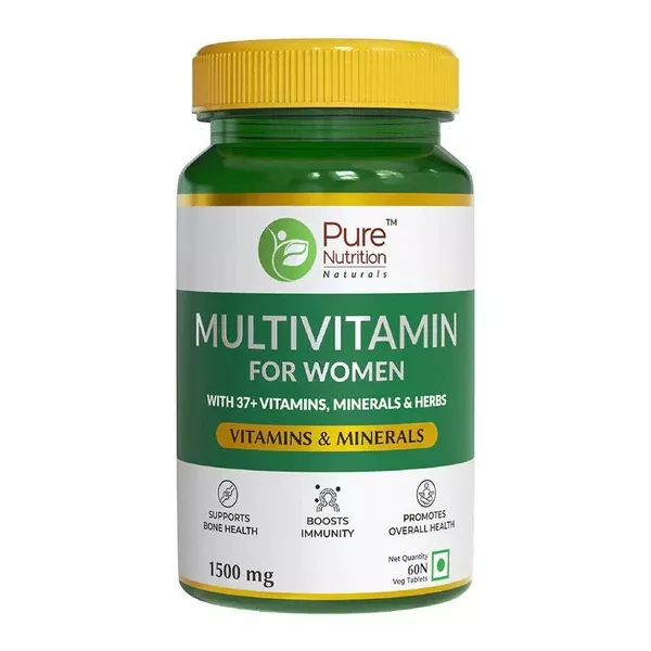 Pure Nutrition Multivitamin For Women Veg Tablets - 60 tabs