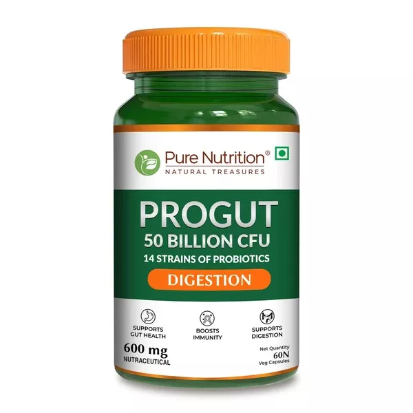 Pure Nutrition Progut Veg Capsules - 60 caps