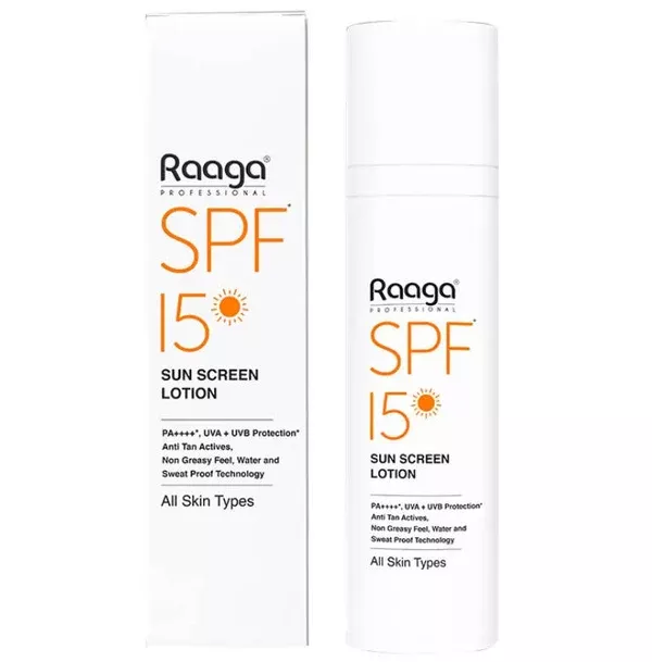 Raaga Professional SPF 15 Sun Screen Lotion - 80 ml