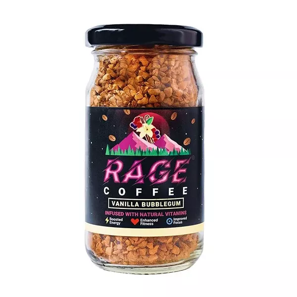 Rage Coffee Vanilla Bubblegum Instant Coffee - 50 gm