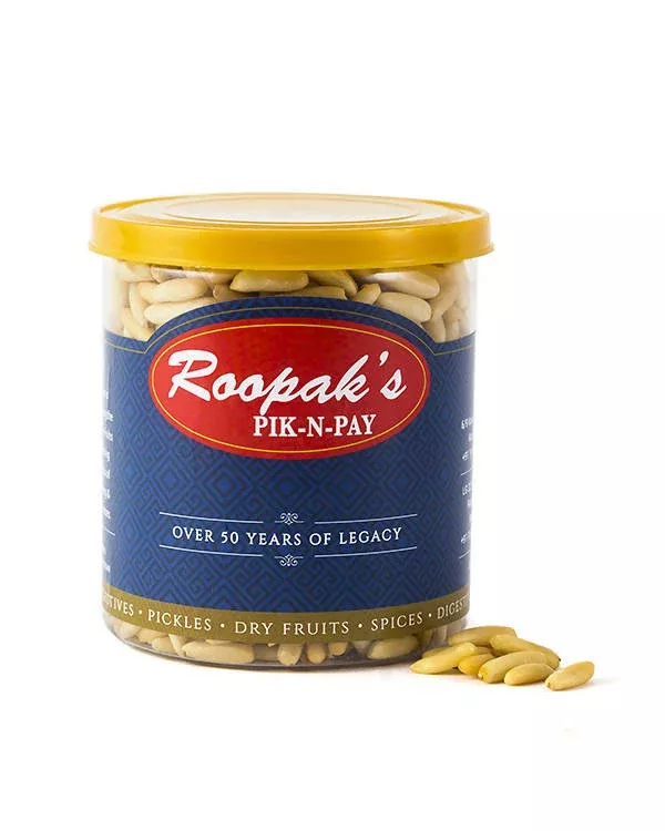 Roopak's Pine Nuts (Peeled) - 200 gm