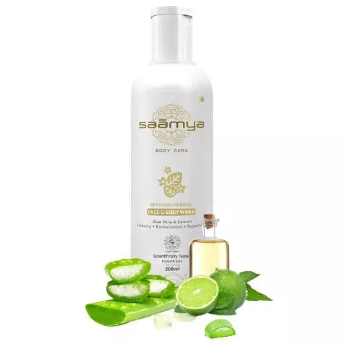 Saamya ReFresh Herbal Face & Body Wash - 200 ml