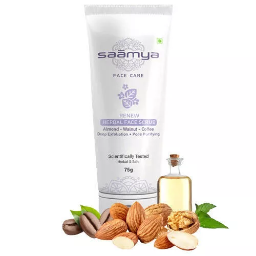 Saamya Skin ReNew Herbal Face Scrub - 75 gm