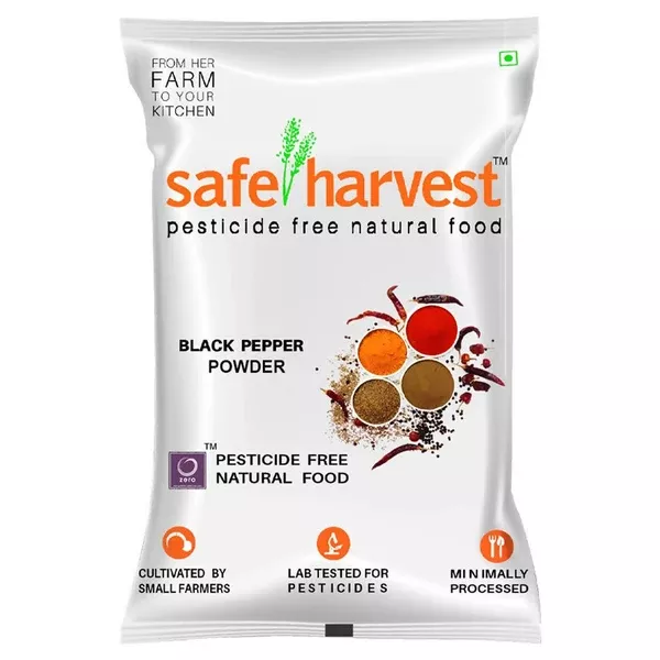 Safe Harvest Black Pepper Powder - 100 gm