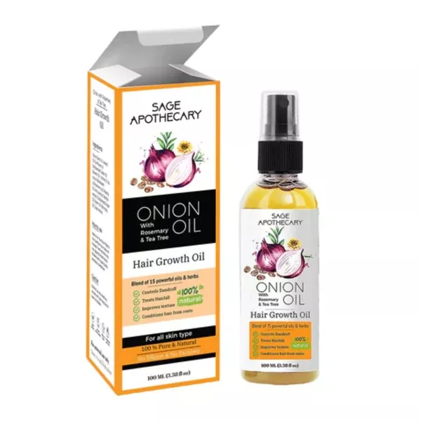 Sage Apothecary Onion Hair Oil - 100 ml