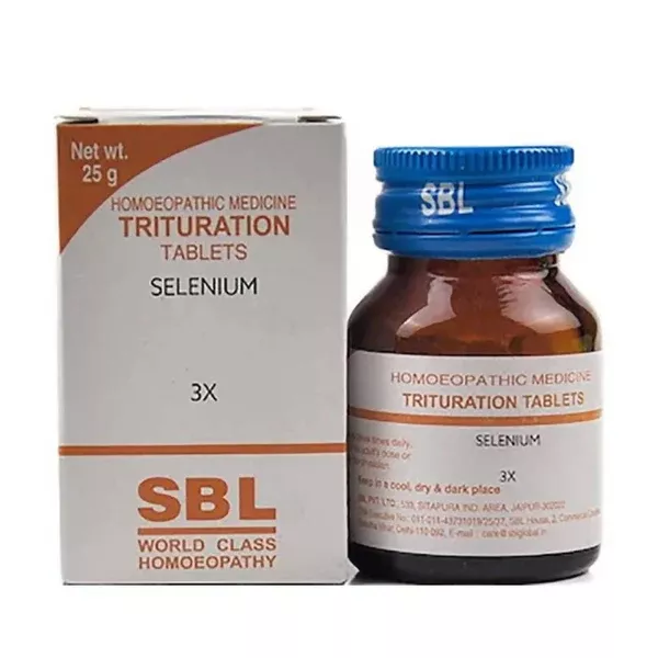 SBL Homeopathy Selenium Trituration Tablets - 25 gm