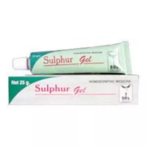 SBL Homeopathy Sulphur Gel - 25 gm